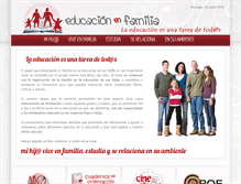 Tablet Screenshot of familias.apoclam.org